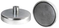 e773 Eclipse Pot Magnet 13mm Threaded Hole Samarium Alloy, 4kg Pull