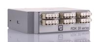 1019705 Phoenix Contact 12 Port LC Multimode Duplex Fibre Optic Patch Panel With 2 Ports Populated
