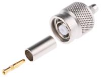 j01010r0000 Telegartner, Plug Cable Mount TNC Connector, 50Ω, Crimp Termination, Straight Body