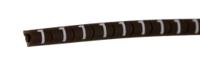 901-10268 HellermannTyton Helagrip Slide On Cable Markers, White on Brown, Pre-printed "1", 1 → 3mm Cable,