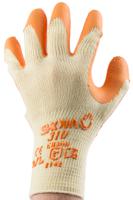 sho310y Showa Yellow Polyester Cotton Fibre Work Gloves, Size 9, Latex Coating