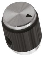 kn501ba18 TE Connectivity 13mm Black Potentiometer Knob for 3.2mm Shaft, KN501BA1/8