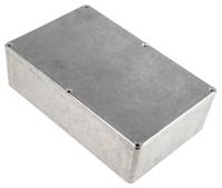 1590wd Hammond 1590 Series Natural Die Cast Aluminium Enclosure, IP65, Natural Lid, 188 x 120 x 52.43mm