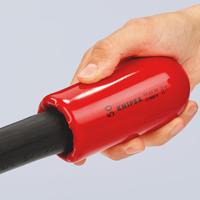 98-66-50 Knipex 135mm Black on Red Cable Cover in Plastic, 50mm Inside dia.