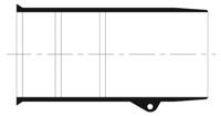 202k142-3-0 TE Connectivity Straight, Modified Polyolefin, 31mm