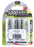 5030922 Ansmann MaxE Ansmann NiMH Rechargeable D Batteries, 5Ah