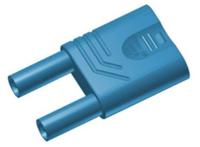 932200102 Hirschmann Test & Measurement Blue Male Banana Connector, 4 mm Connector, Unsprung Socket 4 mm Termination, 32A, 1kV,