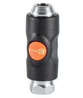 bsi-061102cp PREVOST Composite Body Female Safety Quick Connect Coupling, G 3/8 Female Threaded