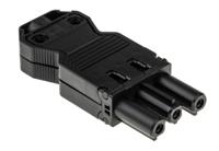 9293130531 Wieland GST18i3 Series Mini Connector, 3-Pole, Female, Cable Mount, 20A, IP40
