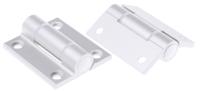 770-3009 RS PRO Aluminium Butt Hinge, Screw Fixing, 65mm x 55mm x 4.5mm