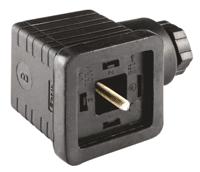 811-8266 RS PRO 2P+E DIN 43650 A, Female Solenoid Valve Connector, 250 V ac Voltage