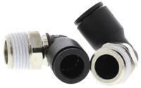 3109-10-17 Legris LF3000 Series Elbow Threaded Adaptor, R 3/8 Male to Push In 10 mm, Threaded-to-Tube Connection Style