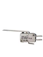 249-6848 RS PRO Long Straight Lever Microswitch, Quick Connect Terminal, 16A @ 250V ac, SPDT, IP40