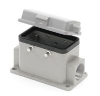 208-4815 RS PRO Heavy Duty Power Connector Housing, PG16 Thread, Side Entry