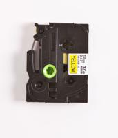 tze-fx631 Brother Black on Yellow Label Printer Tape, 8 m Length, 12 mm Width