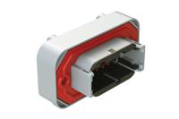 atm13-12pb-bm03 Amphenol Industrial, AT Automotive Connector Plug Grey Flange Mount 12 Way ATM13-12PB-BM03