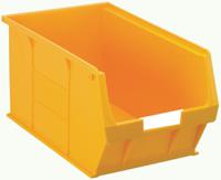 484-4163 RS PRO PP Storage Bin, 350mm x 205mm x 181mm, Yellow