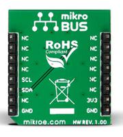 mikroe-2237 MikroElektronika Manometer Click Pressure Sensor MikroBus Click Board for HSCMAND060PA3A3