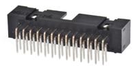 hif3fc-26pa-254ds71 Hirose HIF3FC Series Right Angle Through Hole PCB Header, 26 Contact(s), 2.54 mm Pitch, 2 Row, Shrouded