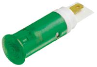 skgu10727 Signal Construct Green Panel Mount Indicator, 130V, 10mm Mounting Hole Size
