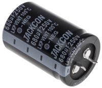 706-3373 RS PRO 680μF Aluminium Electrolytic Capacitor 250V dc, Snap-In