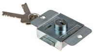 2303-5100ca Euro-Locks a Lowe & Fletcher group Company Steel Padlockable Door Bolt