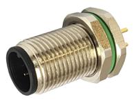 pxmbni12rpm05bpcm12 Bulgin Circular Connector, 5 Contacts, Rear, M12 Connector, Socket, Male, IP67, Buccaneer M12 Series