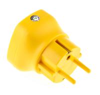 287-7543 RS PRO ESD Earth Bonding Plug With 10mm Stud x 2 4mm Socket