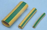 02010005060 SES Sterling Expandable Neoprene/Chloroprene Green, Yellow Cable Sleeve, 5mm Diameter, 25mm Length, Plio-Super Series