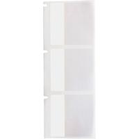 m6-32-417 Brady B-417 White, Transparent Label, 38.10mm Width, 12.70mm Height, 250 Qty
