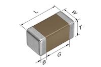 cga1a2x7r1a103k030ba TDK 10nF Multilayer Ceramic Capacitor MLCC, 10V dc V, ±10% , SMD