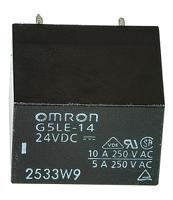 g5le-14-dc24 Omron PCB Mount Power Relay, 24V dc Coil, 10A Switching Current, SPST-NO