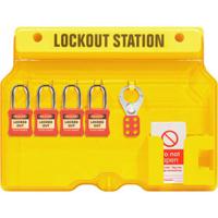 s2205 Spectrum Industrial 4 Padlock Lockout Station