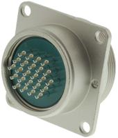 srcn2a25-24s JAE Circular Connector, 24 Contacts, Panel, Miniature Connector, Socket, Female, SRCN Series