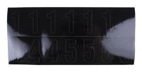 514-846 RS PRO Black Self Adhesive Numbers, 50mm Character Height