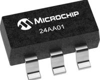 24aa01t-iot Microchip 24AA01T-I/OT,  1 kB EEPROM 5-Pin SOT-23 2 Wire I2C