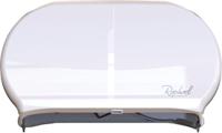 tjwhtra Northwood Hygiene White ABS Toilet Paper Dispenser, 140mm x 300mm x 490mm