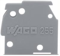 255-400 WAGO 255 Series End Plate for Use with Rail Mount Terminal Blocks
