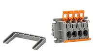 1821070 Phoenix Contact PLW 16-6/4-10 Series Feed Through Terminal Block, 4-Contact, 10mm Pitch, Panel Mount, 1-Row, Screw