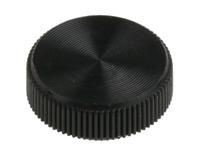 771-667 RS PRO Black Knurled Clamping Knob, M4, Unthreaded Hole