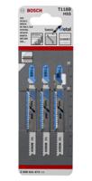2608631673 Bosch, 11 - 13 Teeth Per Inch 50mm Cutting Length Jigsaw Blade, Pack of 3