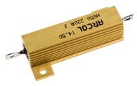 hs50-220r-j Arcol, 220Ω 50W Wire Wound Chassis Mount Resistor HS50 220R J ±5%