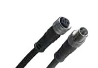 1200878359 Brad from Molex Female 4 way Threaded to Male 4 way M8 Sensor Actuator Cable, 1 m