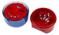 psb-0057 Klaxon PSB Series Blue Flashing Beacon, 10 → 60 V dc, Base Mount, Xenon Bulb, IP65