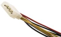 11031005-100 Roline 4 Way Male 4 Pin Molex to 4 Way Female 4 Pin Molex Wire to Board Cable, 300mm