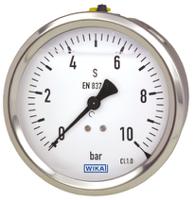 9314201 WIKA G 1/4 Analogue Pressure Gauge 250bar Back Entry 63mm Outside Diameter