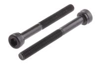 467-9846 RS PRO Black, Self-Colour Steel Hex Socket Cap Screw, DIN 912, M3 x 30mm