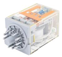 121-7835 RS PRO Plug In Power Relay, 24V dc Coil, 10A Switching Current, 3PDT