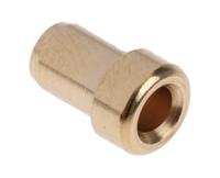 231000 Staubli Gold Female Banana Socket, 2mm Connector, Solder Termination, 10A, 30 V, 60V dc, Gold Plating