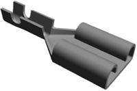 42640-2 TE Connectivity FASTON .250 Uninsulated Female Spade Connector, Receptacle, 6.35 x 0.81mm Tab Size, 0.3mm² to 0.8mm²